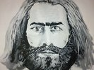 ROY HARPER PERSONALLY PAINTED RECORD SLEEVE 