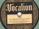 Vocalion 1523 Kansas Joe & Memphis Minnie CAN I DO IT FOR YOU less than 10 exist