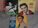 3 LP  ELVIS. GI blues 1960 - King creole 1968-blue suede shoes 1966