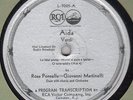 Victor PROGRAM TRANSCRIPTION L-7005 Rosa Ponselle/Martinelli - Bori/Schipa E-