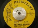 Funk/Soul 45 Nat Turner Rebellion Tribute To A Slave/Plastic People DELVALIANT