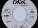 R&B Rocker 45 LLOYD FATMAN Good Gracious OKEH HEAR