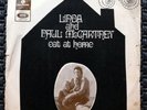 Linda and Paul McCartney Eat At Home Promo Portugal 7/45 Rare Beatles