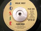Soul/Funk 45 Willie West Fairchild/I Sleep With The Blues JOSIE DJ ORIG
