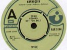 WIRE   MANNEQUIN   1977 UK 3-TRACK 