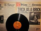 JETHRO TULL - THICK AS A BRICK - STAMPA APRIBILE A GIORNALE USA - LP VINILE