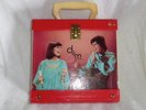 vintage Donnie & Marie Osmond 45 record box with 22 records The Osmonds W@W