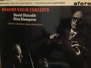 SAX 2419, BRAHMS - VIOLIN CONCERTO, OISTRAKH, BLUE/SILVER, NM