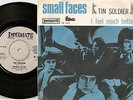 SMALL FACES TIN SOLDIER & I FEEL MUCH BETTER NORWAY 45+PS 1967 MOD FREAKBEAT