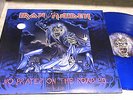 IRON MAIDEN  NO PRAYER ON THE ROAD 90  LP LIMITED BLUE  VINYL