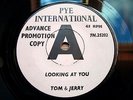 TOM & JERRY (SIMON & GARFUNKEL), LOOKING AT YOU, UK PYE PROMO 45/1963, EXCELLENT