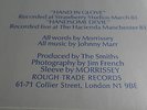 THE SMITHS-HAND IN GLOVE-VERY RARE 