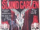 RARE Danzig And Soundgarden Poster Autographed Metal Rock Stottler Art RARE OOP