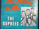 The Duprees You Belong to Me Coed Records Mono 1962 LPC-905 Doo Wop