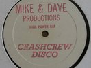 CRASHCREW DISCO High Power Rap RARE PRESSING DISCO RAP 12