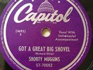 SHORTY MUGGINS Got A Great Big Shovel CAPITOL Blues R&B Sammy Davis Jr RARE Hear