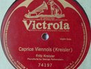FRITZ KREISLER: CAPRICE VIENNOIS rare VICTROLA 78 RPM VG++ BEAUTY