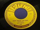RAY SMITH Right behind you baby SUN 298 Orig 1958 Rockabilly 45rpm VG++