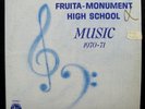 FRUITA MONUMENT HIGH SCHOOL CHOIR music 1970-71 LP VG+ Vinyl Colorado
