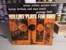Sonny Rollins Plays For Bird Prestige 7095 Original Vinyl LP Jazz Album VG+