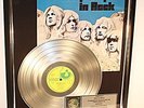 Deep Purple, In Rock, mit Cover, Platin Record, platin Schallplatte, Award, gold