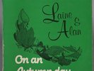 Orig '82 LAINE & ALAN On An Autumn Day LP Rare Private UK Folk Import EX Cond
