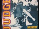 Judge Bringin' It Down LP '89 Folded Poster/Lyric Insert Punk Hardcore 1st Press