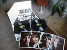  BEATLES  WHITE ALBUM  COMPLETE  POSTER  4 PHOTOS  LOW NUMBER  SMALL `P` 