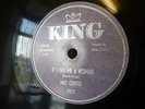 IF I HAD ME A WOMAN - MAC CURTIS USA 78 RPM  KING