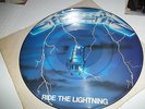 METALLICA RIDE THE LIGHTNING RARE ORIGINAL UK PICTURE PIC DISC VINYL LP