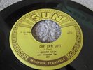JOHNNY CASH TENN TWO ROCKABILLY SUN 45 221 CRY CRY CRY B/W HEY PORTER PUSH MARKS