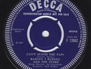 BARNEY J BARNES Can't Stand The Pain RARE M- UK-only 45 northern soul MOD DANCER