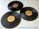 3 Leeds Records Gold Foil Label 78 RPM 10