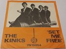 THE KINKS - SET ME FREE - HOLY GRAIL 1965 100% TRUE NORWAY 45 - UNIQUE PS - 1$