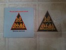DEF LEPPARD pour some sugar on me shaped picture disc   acdc iron maiden kiss