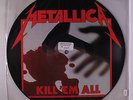 METALLICA: Kill 'em All LP (pic disc, ltd. edition #3502, PVC sleeve) rare Rock