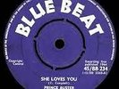PRINCE BUSTER - SHE LOVES YOU / HEALING - UK BLUEBEAT 7