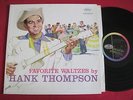 RARE COUNTRY LP - HANK THOMPSON - FAVORITE WALTZES - CAPITOL T-1111 VG+