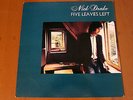 NICK DRAKE: FIVE LEAVES LEFT   Original 1976 ANTILLES RECORDS LP