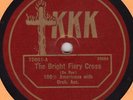 2 GENNETT Fraternal Racist vanity records 1920s SPECIAL - BRIGHT FIERY CROSS
