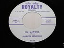 Marvin Bennefield aka Vince Everett I'm Snowed b/w Come Onna 45 Royalty  *RARE*