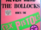SEX PISTOLS NEVER MIND BOLLOCKS RARE ORIG'77 VIRGIN PROMO LP w/OFFENSIVE STICKER