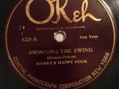 HARRY'S HAPPY FOUR   Swinging The Swing   OKEH 8229   Orig. JAZZ 78   Rare 1925