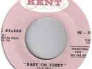 Z Z HILL - BABY I'M SORRY - U.S. KENT DEMO - NORTHERN 6T'S SOUL - R&B