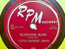 Vintage 78 Blues Little George Smith, Telephone Blues/Blues In The Dark RPM 1955