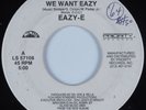 Rap 45 EAZY-E We Want Eazy PRIORITY HEAR