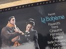 Puccini La Boheme LP MFSL 2-526  Karajan Pavarotti Vinyl SUPERB Mobile Fidelity