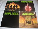OVERKILL (4) LP -EP / FU#@ YOU / FEEL THE FIRE /  DECAY - HEAVY METAL -METALLICA