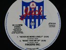 FINGERS INC. Never No More Lonely/Distant Planet 12