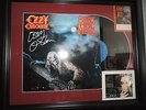 OZZY OSBOURNE SIGNED BARK AT THE MOON  ALBUM VINYL  LP